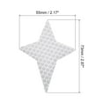 thumbnail image 2 of Uxcell Reflective Stickers, 12 Pack 2.87 x 2.17 Inch Adhesive High Visibility Night Safety Tape Reflector, Silver Tone, 2 of 5