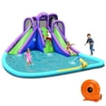 thumbnail image 1 of Gymax Inflatable Water Park Octopus Bounce House Dual Slide Climbing Wall W/ Blower, 1 of 10