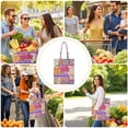thumbnail image 3 of Sac en Toile Style Croquis Boho – Sac de Courses Tribal Réutilisable pour Femmes, 3 of 6