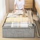 thumbnail image 1 of Contenedores de almacenamiento debajo de la cama Xeyise que maximizan el espacio. Gran capacidad. Tapa superior transparente. Laterales reforzados con asa. Bolsa de almacenamiento resistente de, 1 of 7