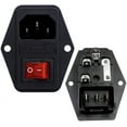 thumbnail image 3 of 3 Pin Power Socket IEC320 Bartop Switch Interruptor Conector Maquina Arcade LED Power On/Off TAPDRA Spare Part, 3 of 4