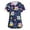 Purple Pink, variant on Kixjoy Plus Size Scrubs for Women Short Sleeve V Neck Animal Printed Scrubs Stretch Casual Lightweight Shirts Medical Womens Blouses with Pockets, Purple Pink M