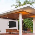 thumbnail image 3 of facefd Outdoor Weatherproof LCD TV Bracket Cover Television Home Courtyard Patio Waterproof Dustproof Protector Guard Accessory 50-52 Inch, 3 of 9
