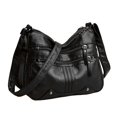 thumbnail image 2 of Bolso de hombro suave para mujer, bolso con correa ajustable, bolso para axilas de múltiples capas para negro Yuyangstore Bolsas de hombro, 2 of 5