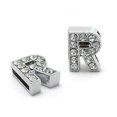 thumbnail image 3 of OPOLSKI 10Pcs A-Z 8mm Rhinestone Slide Letter Charm DIY for Leather R, 3 of 8