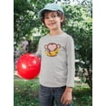 thumbnail image 2 of Monkey With Big Banana Long Sleeve Toddler -Image by Shutterstock,  3 Toddler, 2 of 4