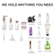 thumbnail image 4 of Kit de botellas de viaje, juego de contenedores de artículos de tocador portátiles a prueba de fugas, contenedores de cosméticos de tamaño de vuelo de PET transparente para loción, champú, crema,, 4 of 5