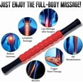 thumbnail image 3 of Muscle Roller, Muscle Roller Stick Lipo Roller Lymphatic Massager Muscle Roller for Legs Massager Roller for Muscles Deep tissue, Lymphatic Drainage, Lipo Massager after Surgery Roller (Red), 3 of 8