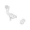 Genuine OE Mini Fuel Tank Vent Hose - 13-90-7-624-538
