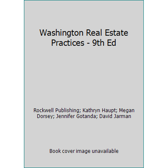 Pre-Owned Washington Real Estate Practices - 9th Ed (Paperback) 1939259681 9781939259684