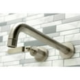 thumbnail image 3 of Kingston Brass KS8058KL Whitaker Two-Handle Wall Mount Roman Tub Faucet, Brushed Nickel, 3 of 7