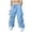 Bleu Ciel, variante sur Pantalon Cargo pour Hommes pour le Travail Quotidien et Style de Rue Coupe Ample avec Poches Utilitaires pour Hommes