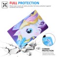 thumbnail image 2 of Techcircle Samsung Galaxy Tab A7 10.4 Case SM-T500/T505, Slim Folio Stand Premium PU Leather Magnetic Cover with Auto Wake/Sleep & Card Pencil Holder, Lovely Unicorn, 2 of 6