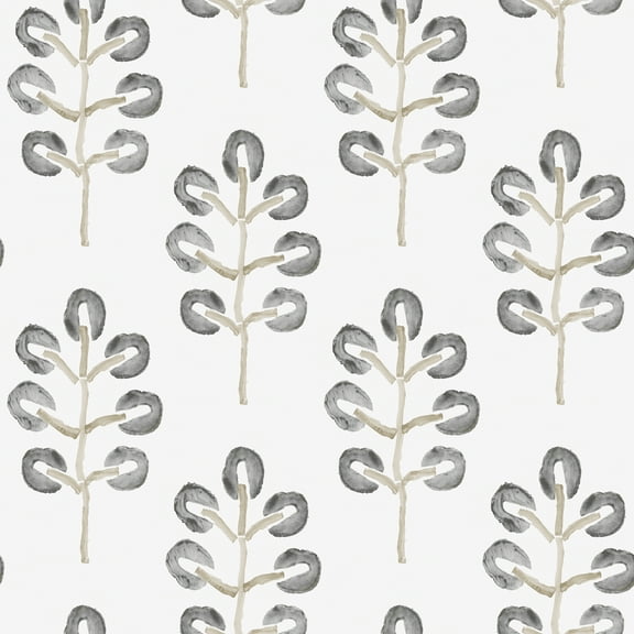 Chesapeake Black, Plum Tree Botanical Wallpaper 10.25 inch