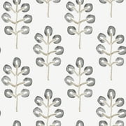 Chesapeake Plum Tree Black Botanical Wallpaper