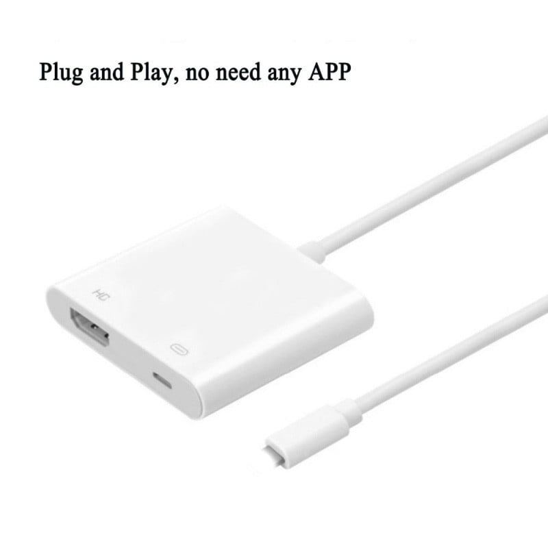 For iPhone to HDMI Adapter, iPhone HDMI Adapter, HDMI Coupler 1080P