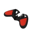 thumbnail image 2 of Reemplazo de la cubierta de la piel del caso de la manija del gamepad suave de goma de silicona colorida para la consola de la manija del agarre del controlador PS4 Inevent PJ6465-03, 2 of 7