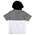 thumbnail image 2 of Ecko Unltd Men's Hoodie T-Shirt Panel Stitched Colorblock hort Sleeve Tee (Medium, White), 2 of 4