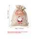 thumbnail image 5 of 10 pc Christmas Bags with Drawstrings Christmas Goody Gift Bags with Drawstrings, for Holiday Wrapping Presents(10*15cm), 5 of 5