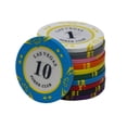 thumbnail image 4 of Fichas de arcilla de Las Vegas, fichas de plástico de Texas Hold'em y Mahjong, 4 of 5