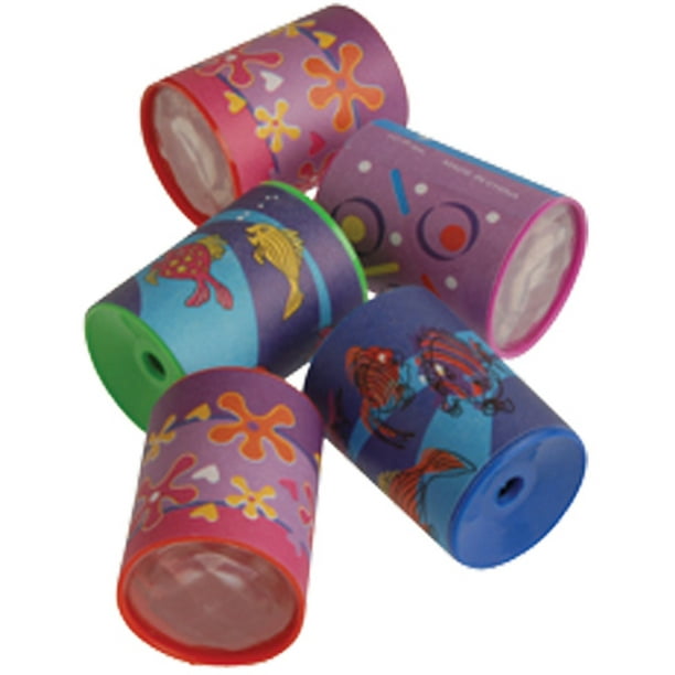 US Toy Plastic Crystal Prism Scopes Kid Toy 1.5" Party Favors, 12 Pack