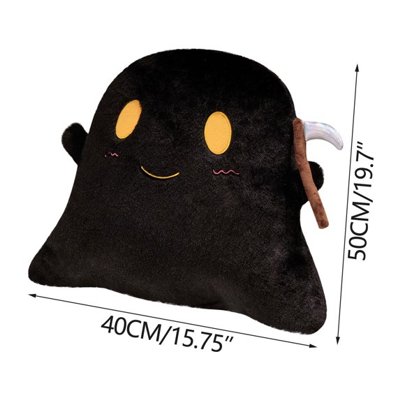 Decorative Pillows for Living Room,Halloween Cute Scythe Wielding Ghost Pillow Spooky and Decorative Cushion