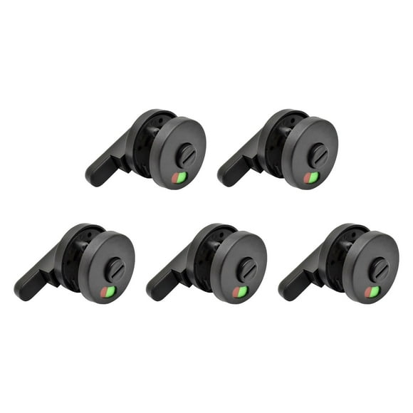 Speravity 5 unids/set de cerradura de puerta vacía, indicador de inodoro para baño público, WC, partición de baño público Herramientas y ferretería