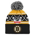 thumbnail image 1 of Infant Boston Bruins Face-Off Cuffed Knit Hat - Size Babies Up to 12 Months, 1 of 4