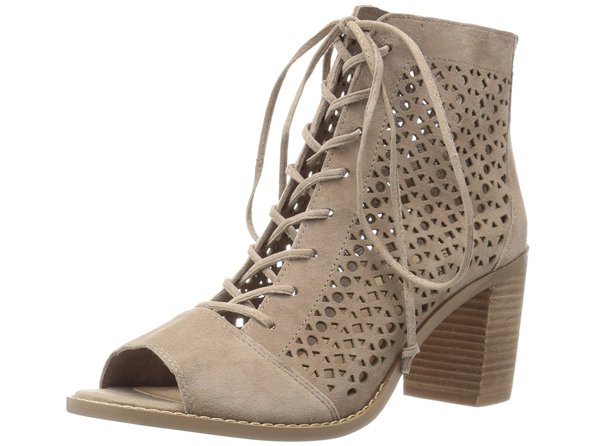 Vince Camuto Vince Camuto Womens Trevan Suede Open Toe Ankle Fashion
