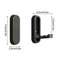 thumbnail image 2 of Hauiodp Foldable Wall Hooks, Foldable Coat Hooks, Folding Hideaway Coat Hooks, Single Retractable Hook for Hanging Coats, Scarves, Hats, Bathrobes, Keys, Bags, 2 of 8