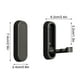 thumbnail image 3 of Xihbxyly Gancho Plegable para Ropa, Accesorio de Pared Que Ahorra Espacio, Diseño Giratorio de 90° para Espacios Reducidos, Instalación Sencilla con Herrajes Incluidos, Ideal para Baño, Cocina y Pasi, 3 of 7