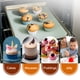 thumbnail image 5 of Cateissary 12/14 piezas de silicona para hornear Muffins tazas reutilizables antiadherentes moldes para cupcakes herramienta de moldeo de 24 piezas, 5 of 6