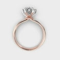 thumbnail image 4 of 2 Carat Unique Oval Cut IGI Certified Lab Grown Diamond Anniversary Ring for Ladies in 10K Rose Gold | Solitaire Diamond Rings for Ladies | Size 9 by Diamond-Capitals, 4 of 8