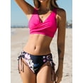 thumbnail image 7 of Cupshe Women's Bikini Swimsuit Front Cross Lace Up Two Piece Bathing Suit, Size XS-XL, 7 of 7