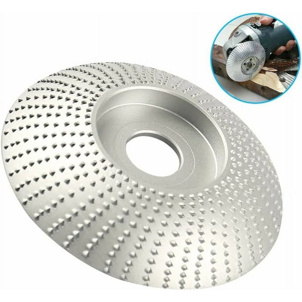 Discos abrasivos para amoladora angular, disco de escofina para amoladora, disco para amoladora de madera, disco de diamante, disco de lijado para amoladora angular eléctrica (plata)