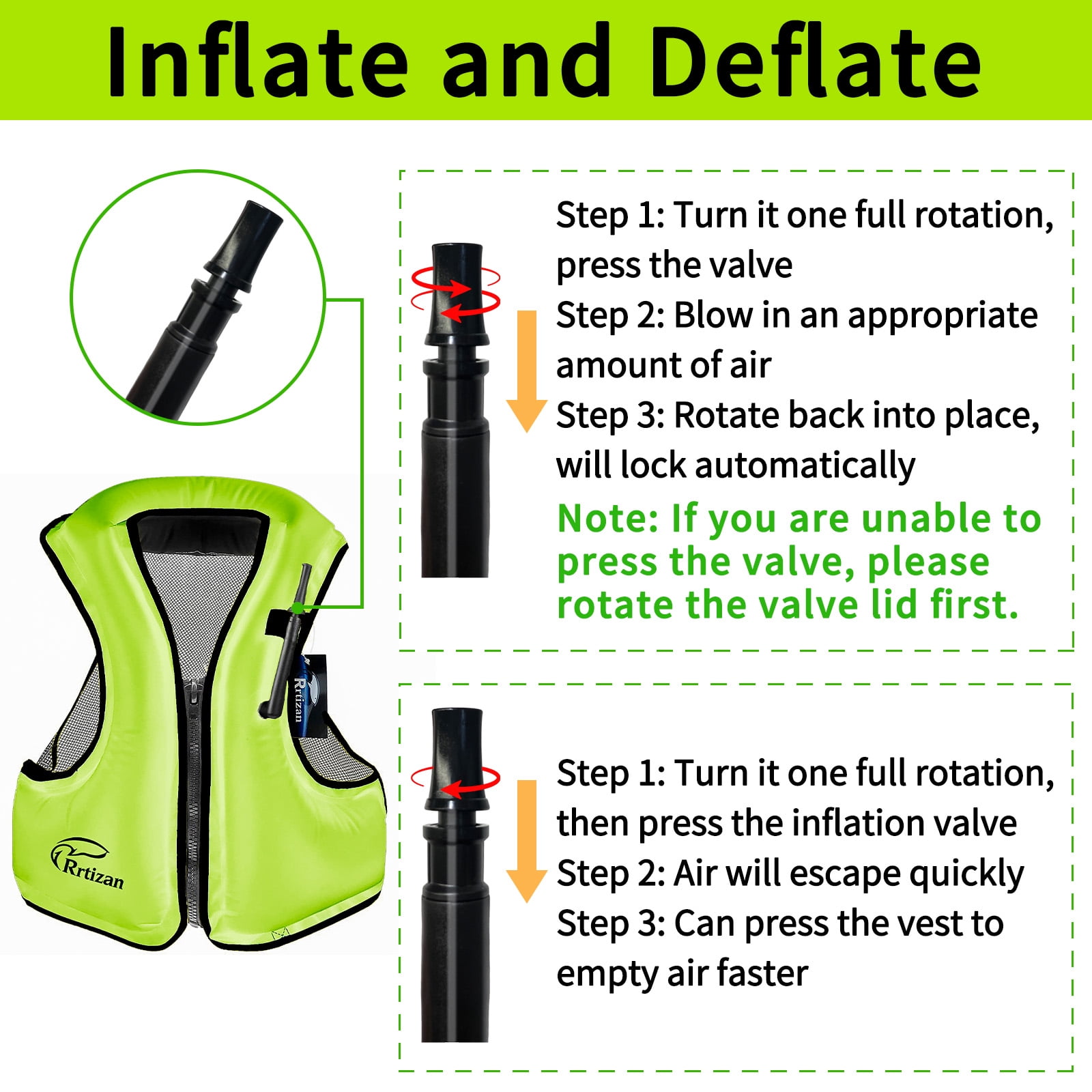 Adult Buoyancy Vest Life Jacket , High Buoyancy, Adjustable Straps, Lightweight Comfortable Quick-Drying Unisex for Boating Fishing Kayaking Swimming Water Sports, Orange