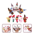 thumbnail image 2 of ColoMX 10pcs títeres portátiles de dedo adorable juguetes para el dedo para niños regalo de Navidad, 2 of 8