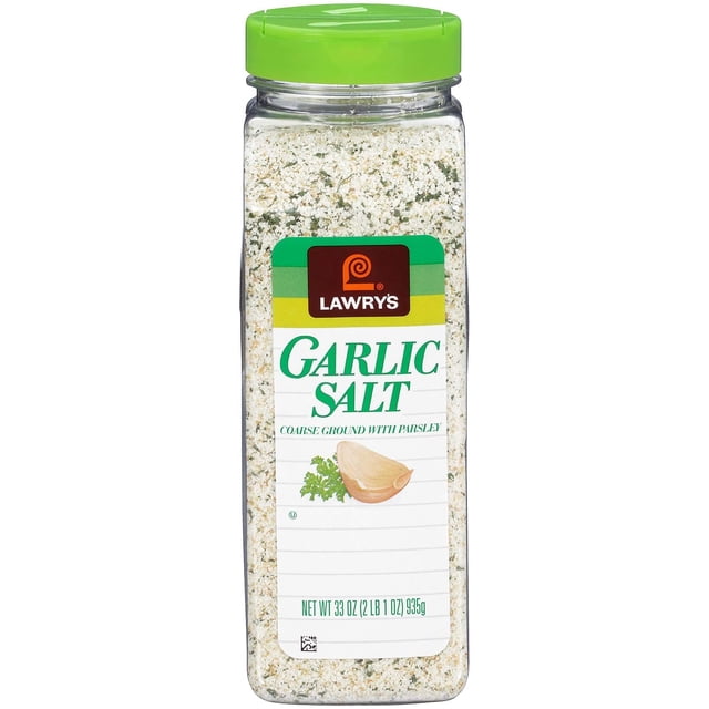Lawry's Coarse Ground Garlic Salt with Parsley (33 oz.) - (Original from Manufacturer - Bulk Discount Available)