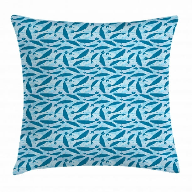 whale throw pillow