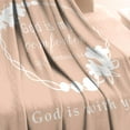 thumbnail image 3 of God Is My Comforter Blanket - Scripture Blanket with Healing Caring Inspirational Faith Prayer Religious Gifts for Women Christian Bible Verse Throw Blanket 50 X 60 Inch, 3 of 5