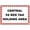 Warning Sign 1, variant on Check Freezer Temperature Metal Sign 8"x12" - Aluminum Sign Pre-Drilled Holes Easy Mounting, Indoor Outdoor Use for Fence Door Gate