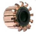 thumbnail image 4 of Lefu 15 x 6 x 12(12) mm 12P Teeth Copper Hook Type Electrical Motor Commutator, 4 of 9