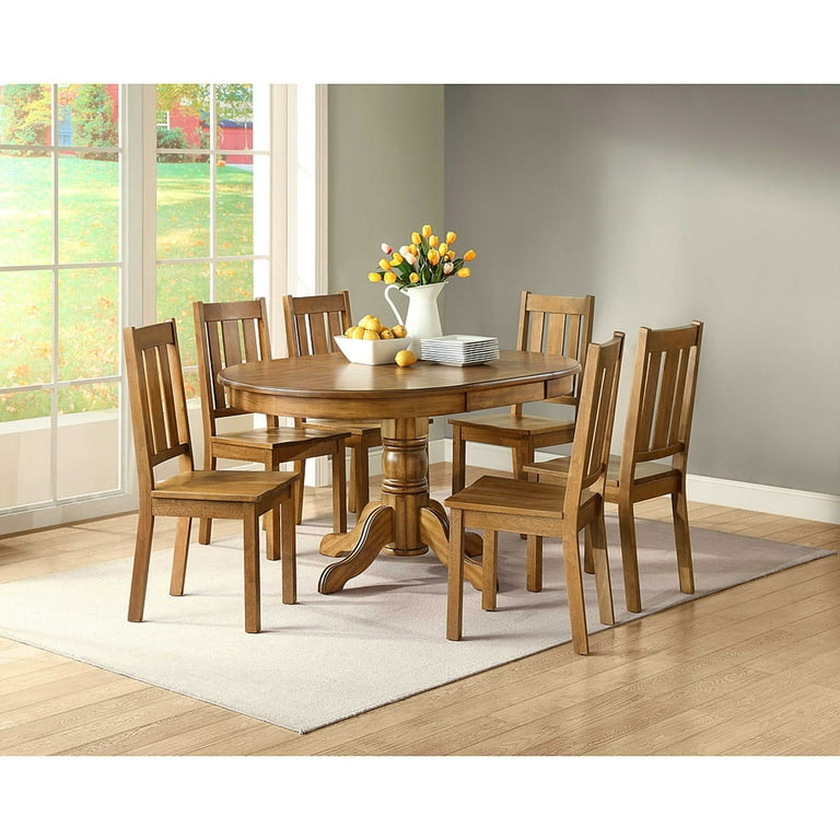 Better Homes and Gardens Cambridge 7 Piece Dining Set Honey
