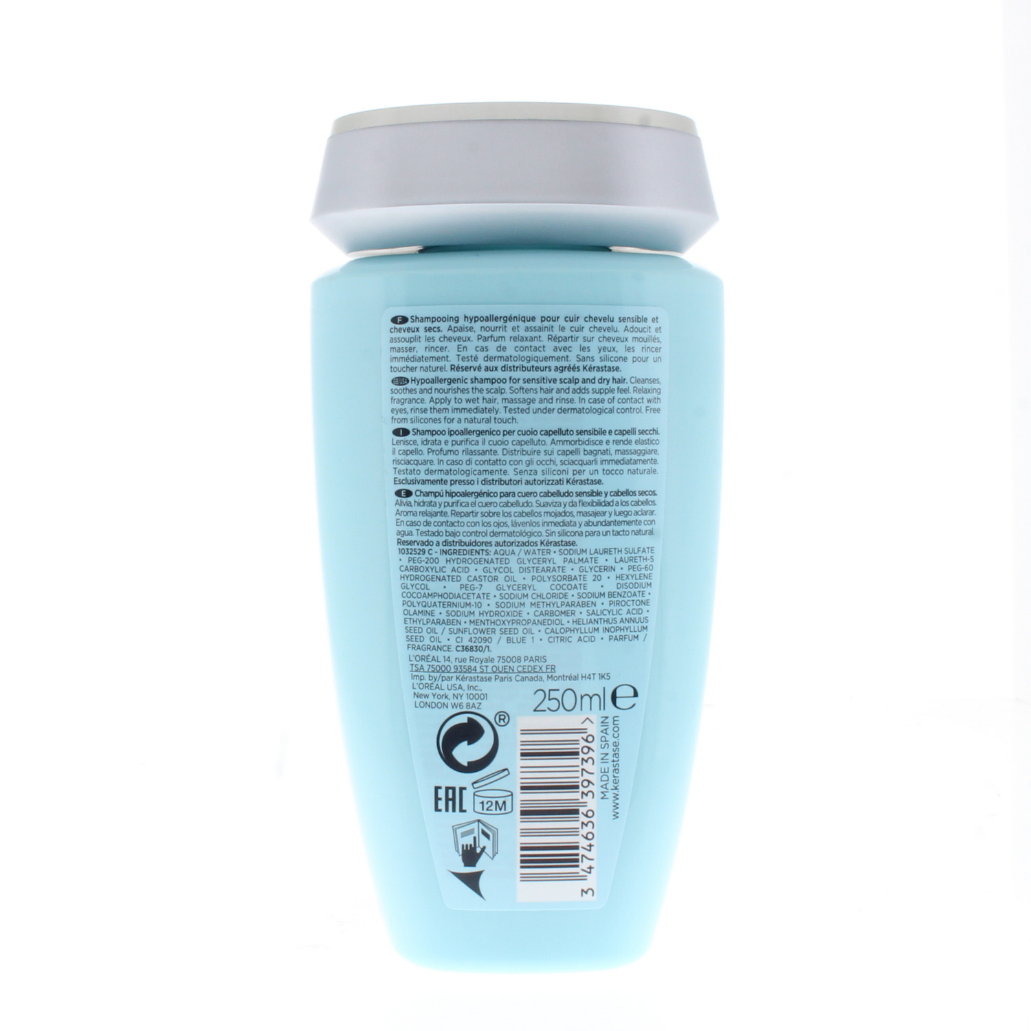 Kérastase SENSIDOTE DERMOCALM 200g✖️3 Kérastase SENSIDOTE DERMOCALM 200g✖️3