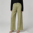 thumbnail image 2 of Womens Striped Denim Jeans Button Zip Fly With Pockets For Fashion Everyday Wear Denim Pants For Women, 2 of 5