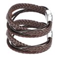 thumbnail image 4 of EOTVIA Leather Bracelet, Fashion Hand‑Made Bracelet, For Travel Friends Business Parties, 4 of 8