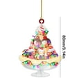 thumbnail image 3 of Cadena de luces colgantes de acrílico con forma de helado, decoración navideña, decoración de jardín, decoración navideña y de Halloween., 3 of 5