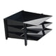 thumbnail image 2 of Bandeja de maquillaje para tocador, almacenamiento de oficina, revistas, papelería de vales eficiente, caja de almacenamiento plegable para bandeja de Negro Macarena Estante de almacenamiento de escritorio, 2 of 8