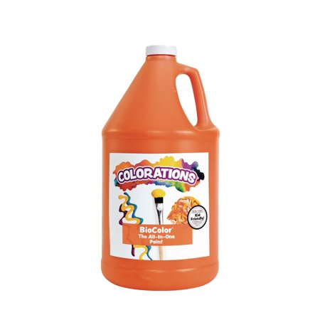 UPC: 0191487017435 | BioColor Paint by Colorations  Orange – 1 Gallon