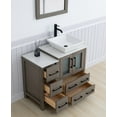 thumbnail image 5 of Vanity Art 36" Single Sink Freestanding Bathroom Vanity Set with Engineered Marble Top and Mirror, 5 of 10